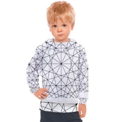 Black And White Pattern T- Shirt Black And White Pattern 8 Kids  Hooded Pullover by maxcute