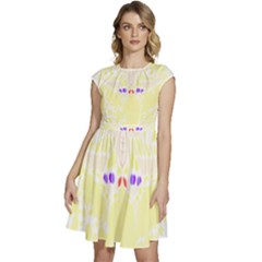 Butterfly Art T- Shirtbutterfly T- Shirt (4) Cap Sleeve High Waist Dress by maxcute