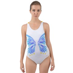 Butterfly Art T- Shirtbutterfly T- Shirt (7) Cut-out Back One Piece Swimsuit by maxcute