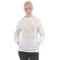 Classic Red Bandana T- Shirt Modern Gold Bandana T- Shirt Women s Hooded Pullover by maxcute