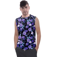 Dark Floral Men s Regular Tank Top by fructosebat