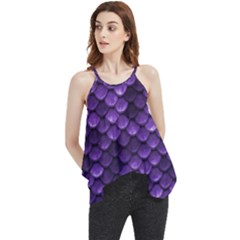 Purple Scales! Flowy Camisole Tank Top by fructosebat