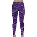 Purple Scales! Classic Yoga Leggings View1