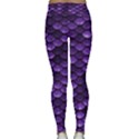 Purple Scales! Classic Yoga Leggings View2