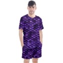 Purple Scales! Men s Mesh Tee and Shorts Set View1