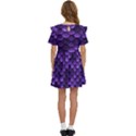 Purple Scales! Kids  Frilly Sleeves Pocket Dress View4