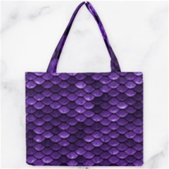 Purple Scales! Mini Tote Bag by fructosebat