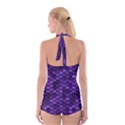 Purple Scales! Boyleg Halter Swimsuit  View2