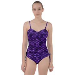 Purple Scales! Sweetheart Tankini Set by fructosebat