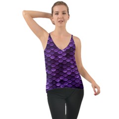 Purple Scales! Chiffon Cami by fructosebat