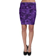 Purple Scales! Bodycon Skirt by fructosebat