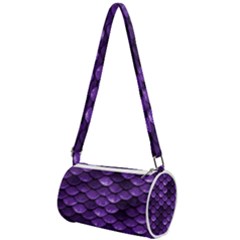 Purple Scales! Mini Cylinder Bag by fructosebat