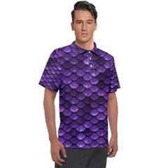 Purple Scales! Men s Polo Tee by fructosebat