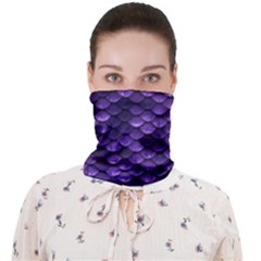 Purple Scales! Face Covering Bandana (adult) by fructosebat