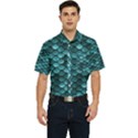 Teal Scales! Men s Short Sleeve Pocket Shirt  View1