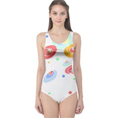 Flowers Art T- Shirtflowers T- Shirt (3) One Piece Swimsuit by maxcute