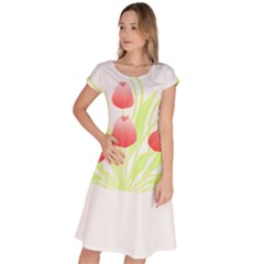 Flowers Lover T- Shirtflowers T- Shirt (7) Classic Short Sleeve Dress by maxcute