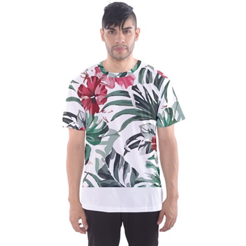 Hawaii T- Shirt Hawaii Flaw Pattern T- Shirt Men s Sport Mesh Tee by maxcute