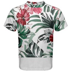 Hawaii T- Shirt Hawaii Flaw Pattern T- Shirt Men s Cotton Tee by maxcute