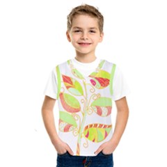 Leaves Art T- Shirtleaves T- Shirt Kids  Basketball Tank Top by maxcute