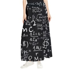 E=mc2 Text Science Albert Einstein Formula Mathematics Physics Maxi Chiffon Skirt by Jancukart