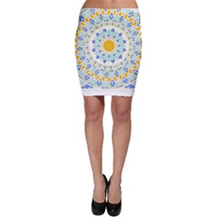 Mandala T- Shirt Ornate Mandala T- Shirt Bodycon Skirt by maxcute