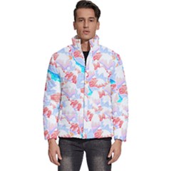 Pattern T- Shirt The Lakes And Peaks T- Shirt Men s Puffer Bubble Jacket Coat by maxcute