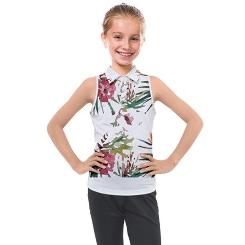 Tropical T- Shirt Tropical Bright Woods T- Shirt Kids  Sleeveless Polo Tee by maxcute