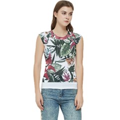 Tropical T- Shirt Tropical Handsome Sprout T- Shirt Women s Raglan Cap Sleeve Tee by maxcute