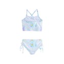 Tropical T- Shirt Tropical Trend Flower De Lis T- Shirt Girls  Tankini Swimsuit View2