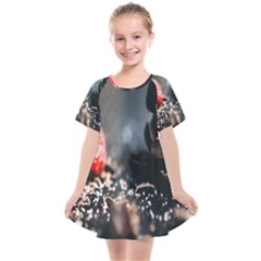 Chocolate Dark Kids  Smock Dress by artworkshop