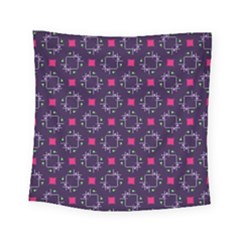 Geometric Pattern Retro Style Square Tapestry (small) by Ravend