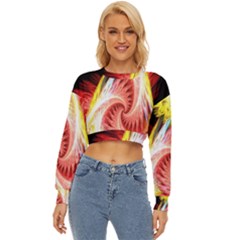 Fractalflowers Lightweight Long Sleeve Sweatshirt by Sparkle