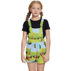 Mother And Daughter Y Kids  Short Overalls by SymmekaDesign