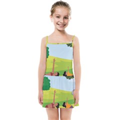 Large Kids  Summer Sun Dress by SymmekaDesign