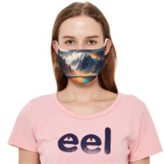 Abstract Color Colorful Mountain Ocean Sea Cloth Face Mask (adult) by Pakemis