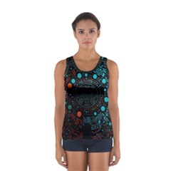 Big Data Abstract Abstract Background Sport Tank Top  by Pakemis