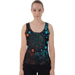 Big Data Abstract Abstract Background Velvet Tank Top by Pakemis