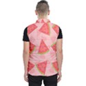 Background Watermelon Pattern Fruit Food Sweet Men s Puffer Vest View2