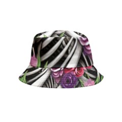 Gothic Floral Skeletons Bucket Hat (kids) by GardenOfOphir