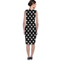 Black And White Polka Dots Classic Sleeveless Midi Dress View2