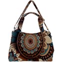 Bohemian Flair In Blue And Earthtones Double Compartment Shoulder Bag View2