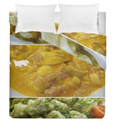 Italian Pasta Photo Montage Duvet Cover Double Side (queen Size) by dflcprintsclothing