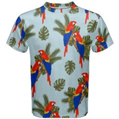 Birds Animals Nature Background Men s Cotton Tee by Ravend