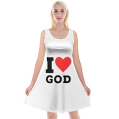 I Love God Reversible Velvet Sleeveless Dress by ilovewhateva