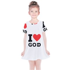 I Love God Kids  Simple Cotton Dress by ilovewhateva