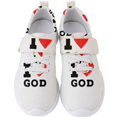 I Love God Men s Velcro Strap Shoes by ilovewhateva