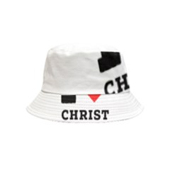 I Love Christ Inside Out Bucket Hat (kids) by ilovewhateva