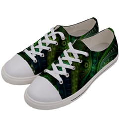 Abstract Pattern Design Art Fabric Decoration Women s Low Top Canvas Sneakers by danenraven