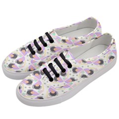 Pattern Pastel Drawing Art Women s Classic Low Top Sneakers by Uceng